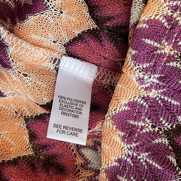 NEW CATO BOHO CARDIGAN SWIM COVER  PLUS 22-24 - Picture 8 of 9